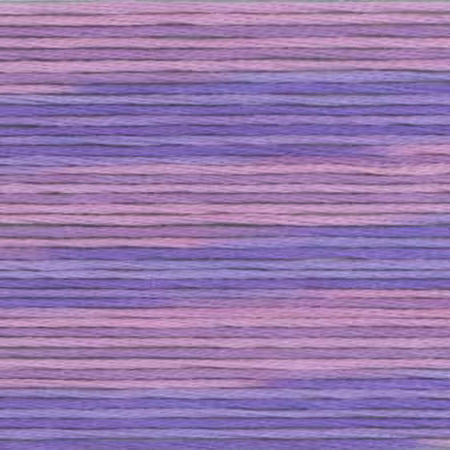 Cosmo Cotton Embroidery Floss Variegated Pink/Purple 5024