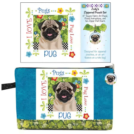 Zipper Pouch Set Pug