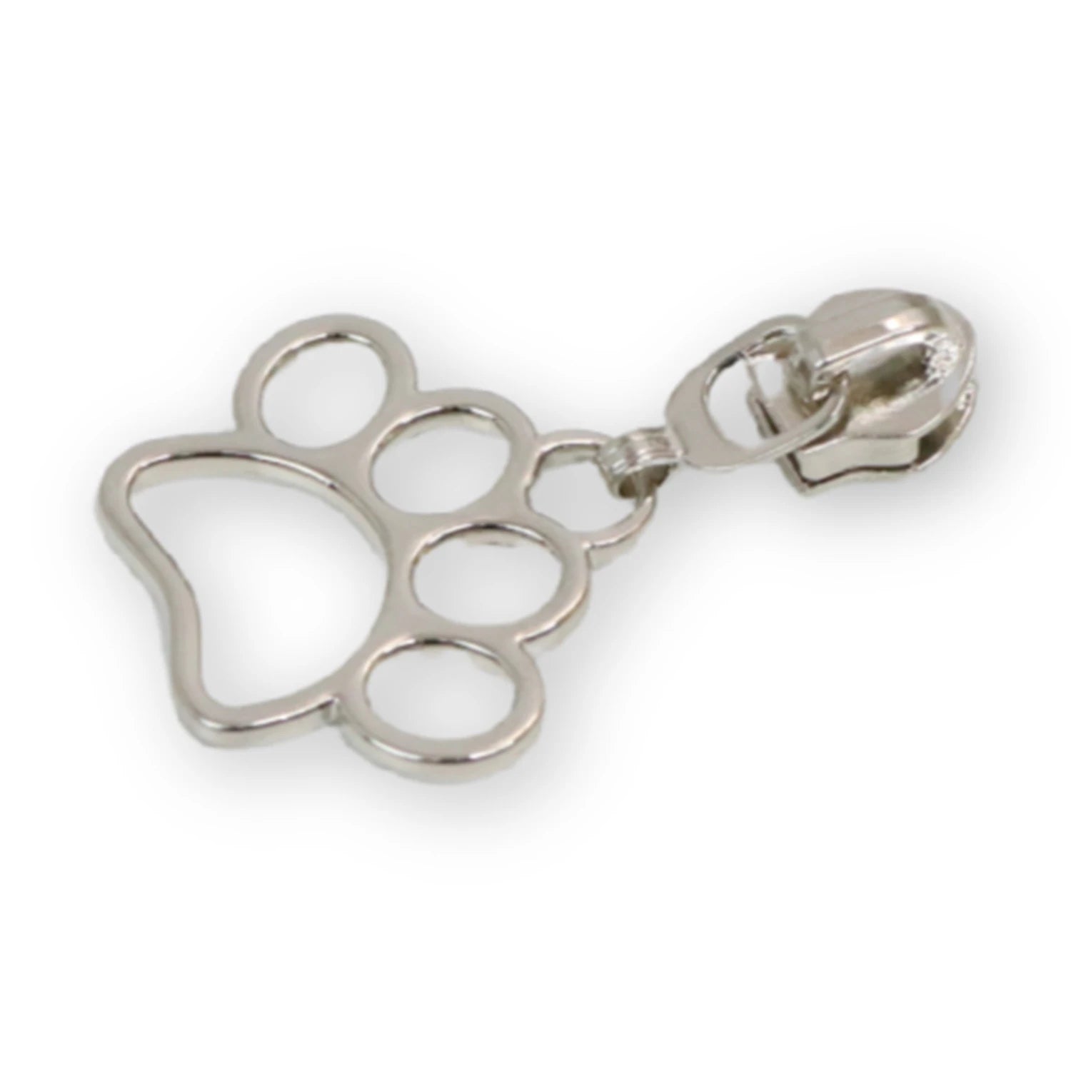 Paw Print Zipper Pulls (#5) Nickle