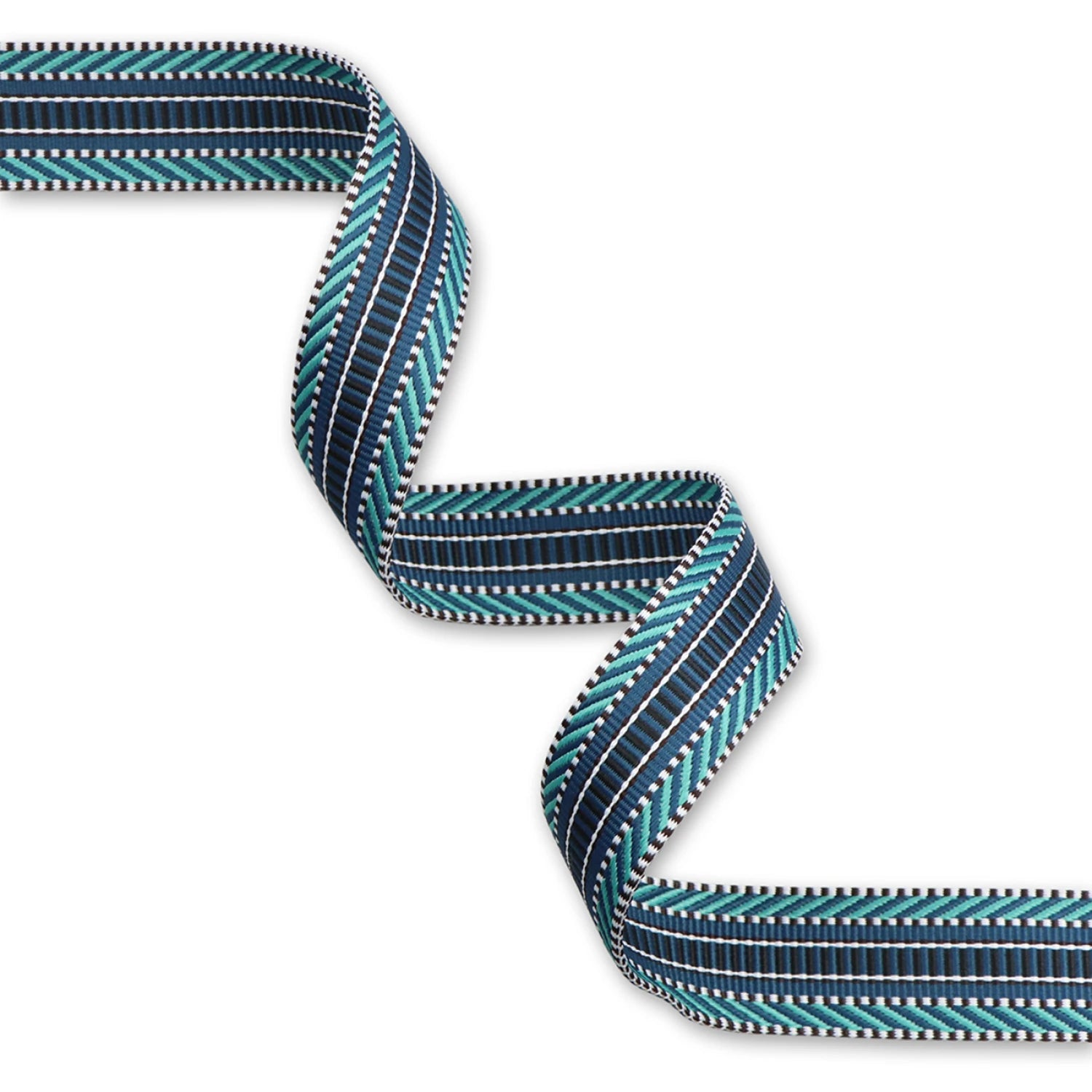 Railroad Track Blues Webbing 1 1/2" - 3 Yards
