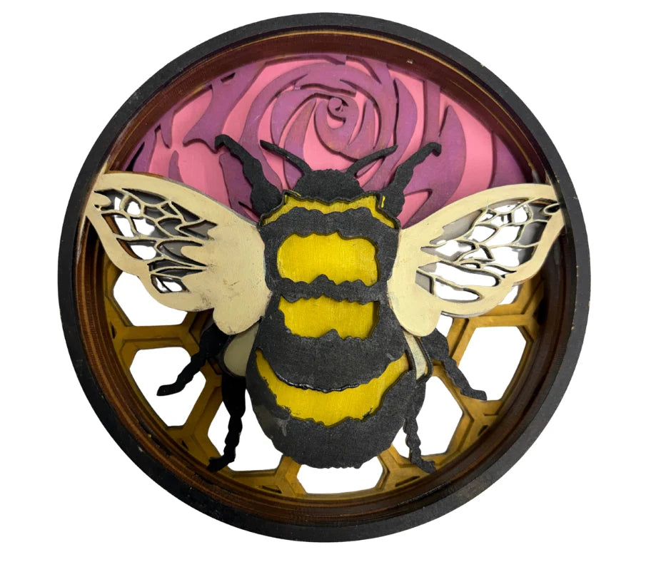 Bee Happy Paint by Layers Kit