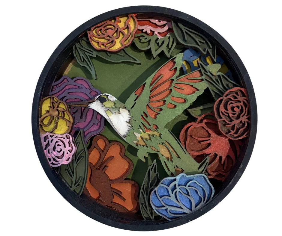Hummingbird Garden Paint by Layers Kit