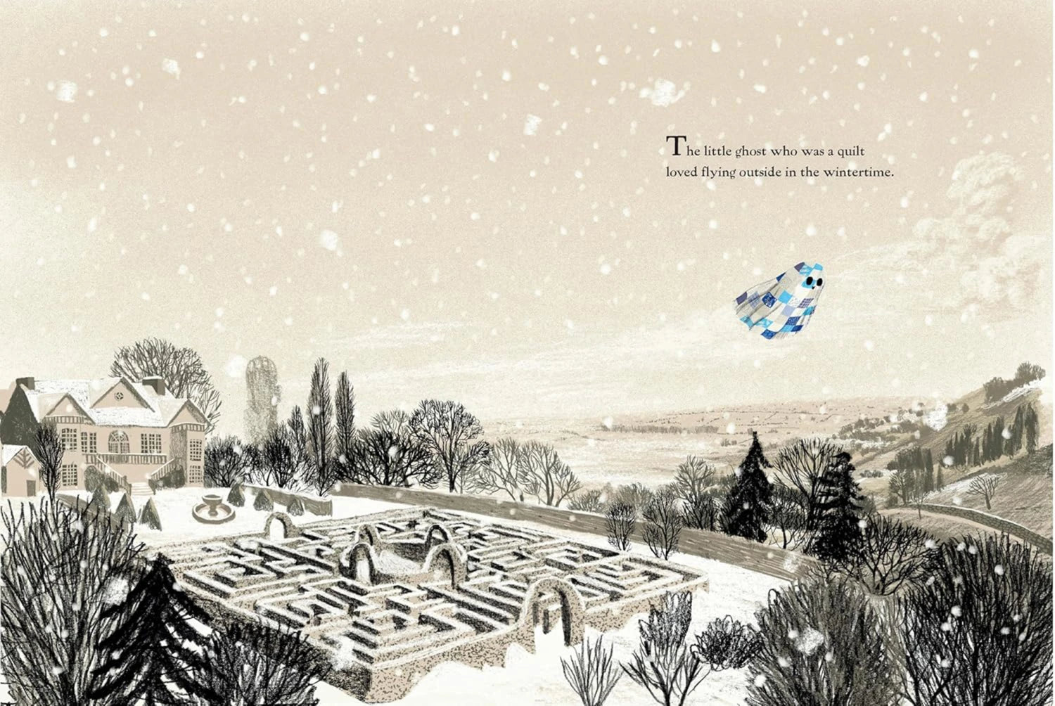 The Little Ghost Who Was a Quilt Winter Surprise