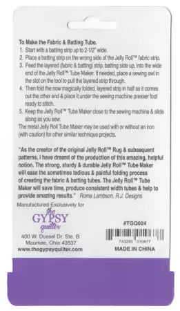 Gypsy Jelly Roll Tube Maker