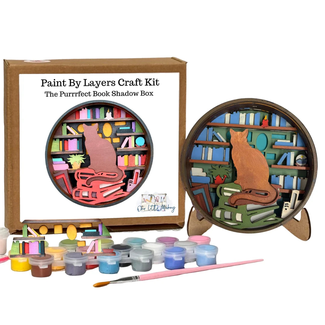 The Purrfect Book Paint by Layers Kit