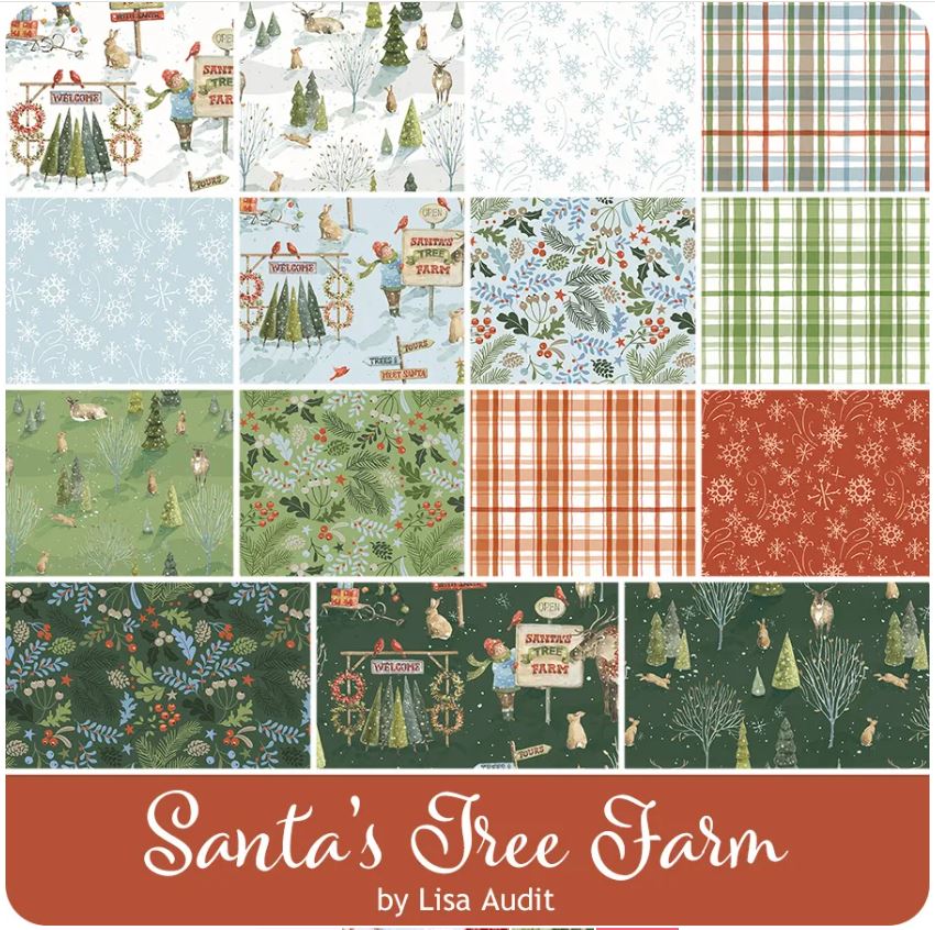 Santas Tree Farm Charm pack