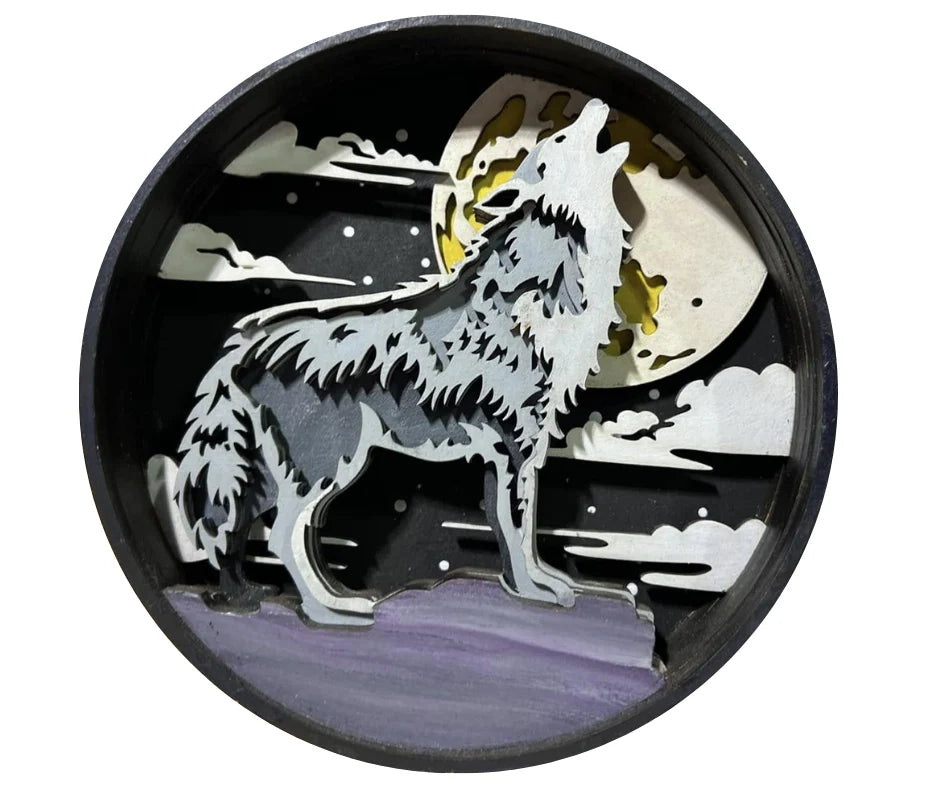 Wolf Shadow Paint by Layers Kit