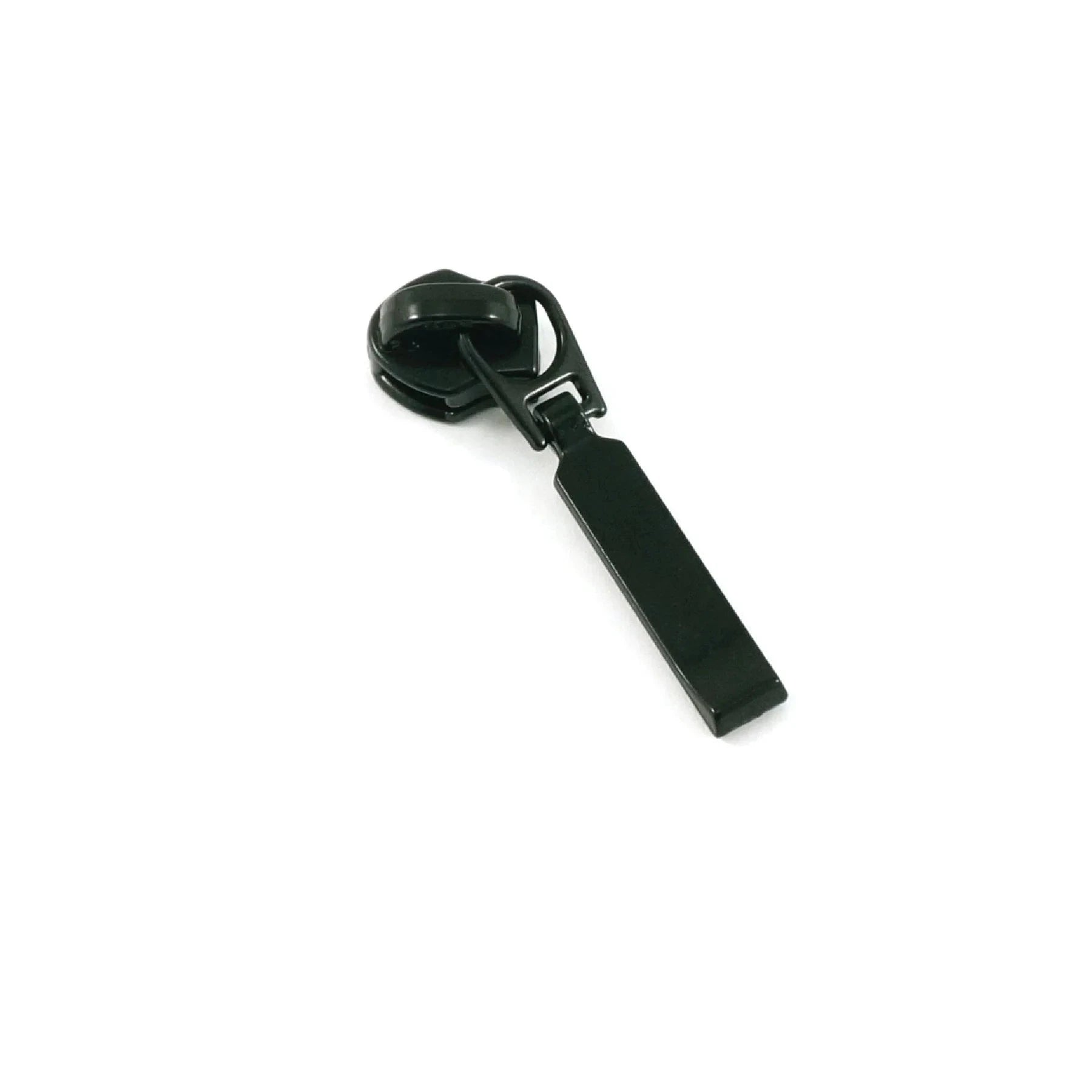Rectangle Drop Zipper Pulls Black - Size #5 (4 Pk.)