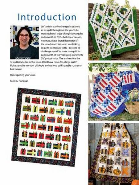 Jelly Roll Quilts for All Seasons