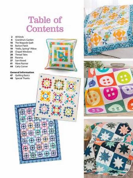 Fun Fat Quarter Quilts for Spring