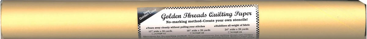Golden Threads Quilting Paper 18" Wide