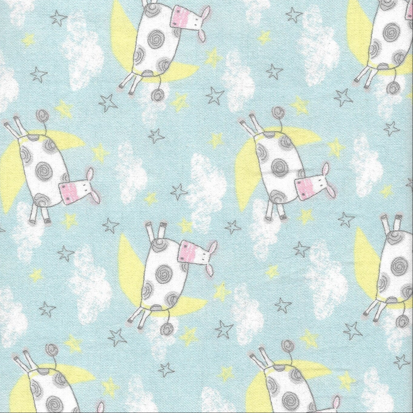 Comfy Flannel Cow Jumped Over The Moon