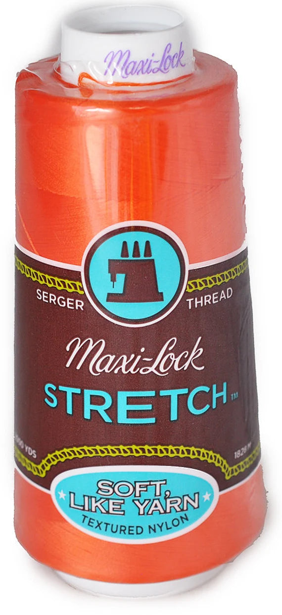 Maxi-Lock Serger Stretch Thread Toboggan Orange