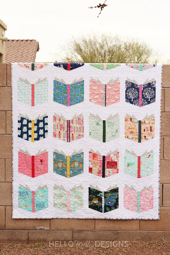 Book Nerd Quilt Pattern