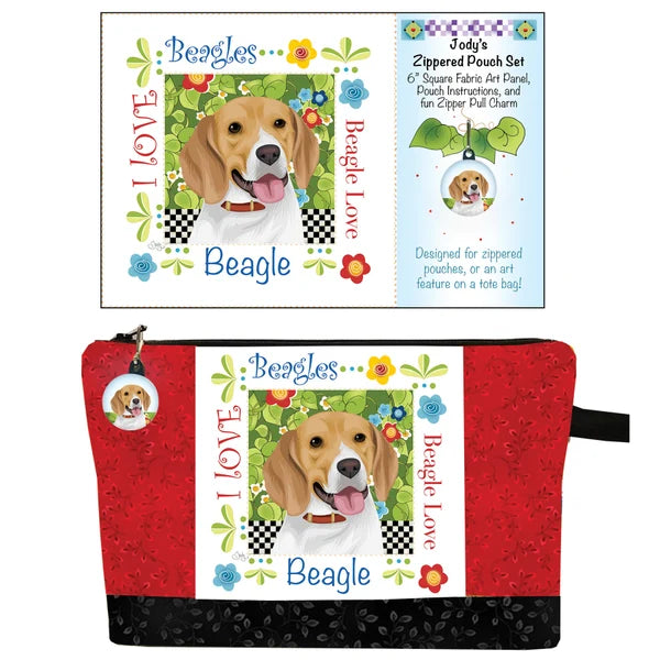 Zipper Pouch Set Beagles