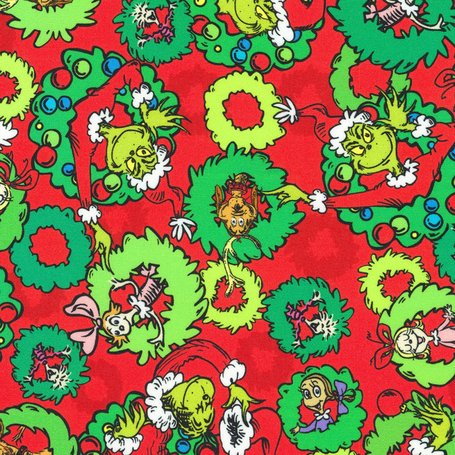 How The Grinch Stole Christmas - Wreaths Red
