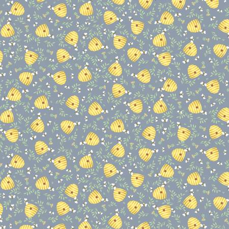 Grey Tossed Bee Hives & Bees