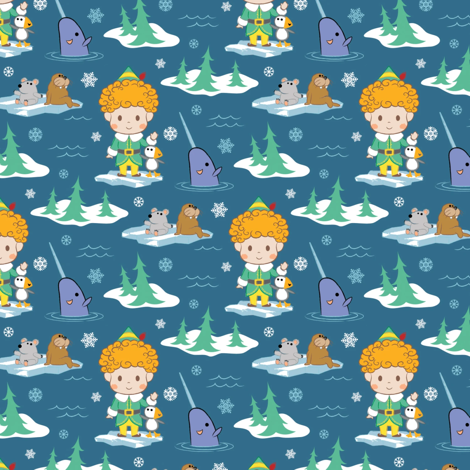 Elf Tiny Magic Holiday North Pole Friends - Blue