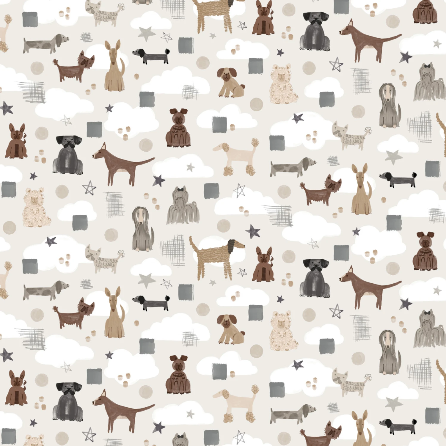 Pawsitively Adorable - Light Taupe