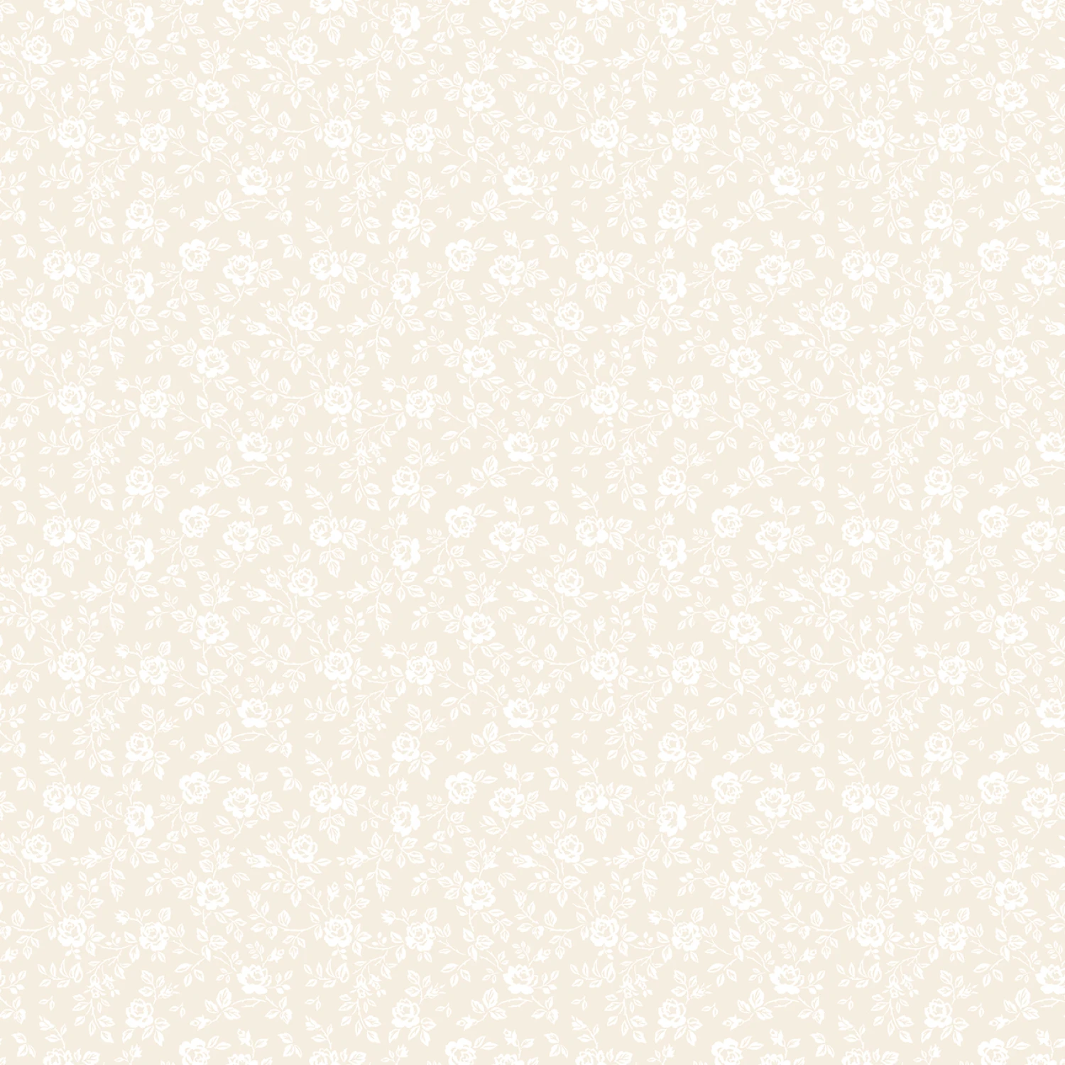 Elegant Essentials Small Floral Pearl - Cream