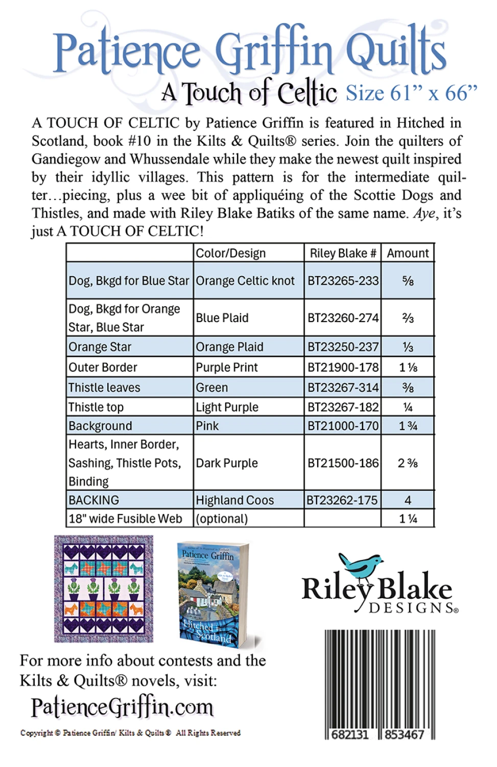 A Touch of Celtic Quilt Pattern