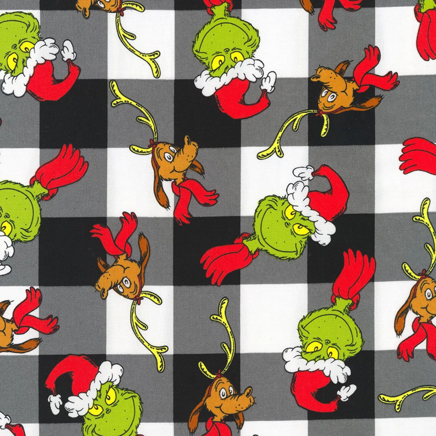 How The Grinch Stole Christmas - Black Plaid