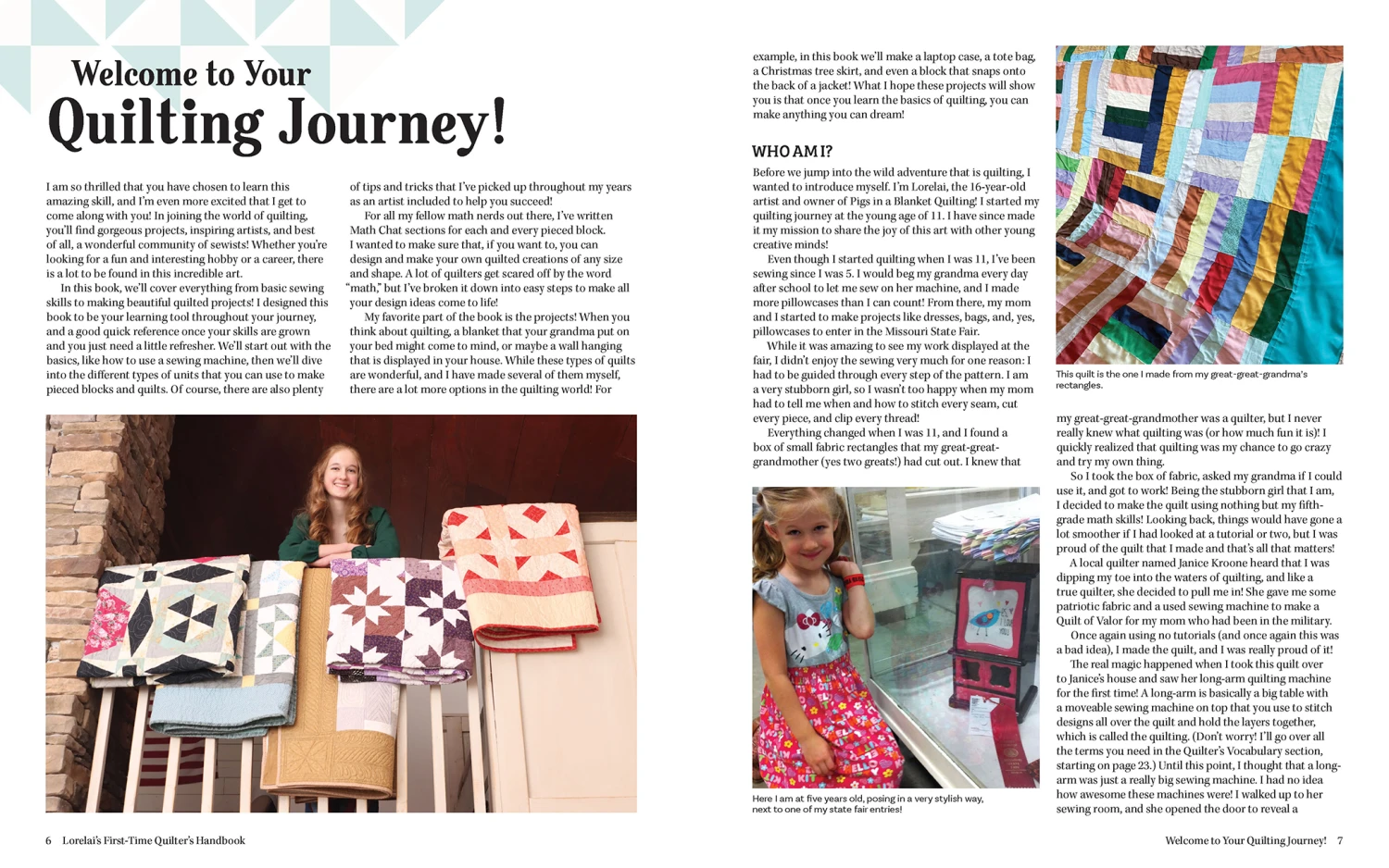 Lorelai's First-Time Quilter's Handbook: From Basics to Beautiful Quilts