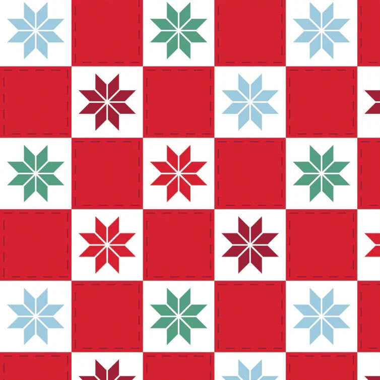 Jingle Bear Lane Holiday Block - Multi