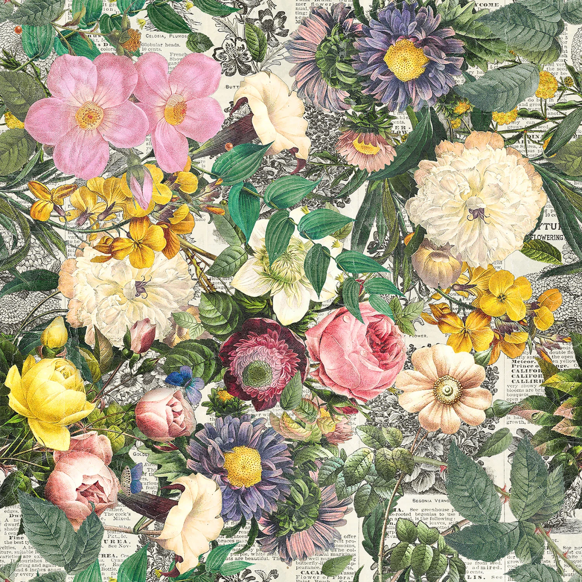 Floristry Palette - Multi 108" Wideback