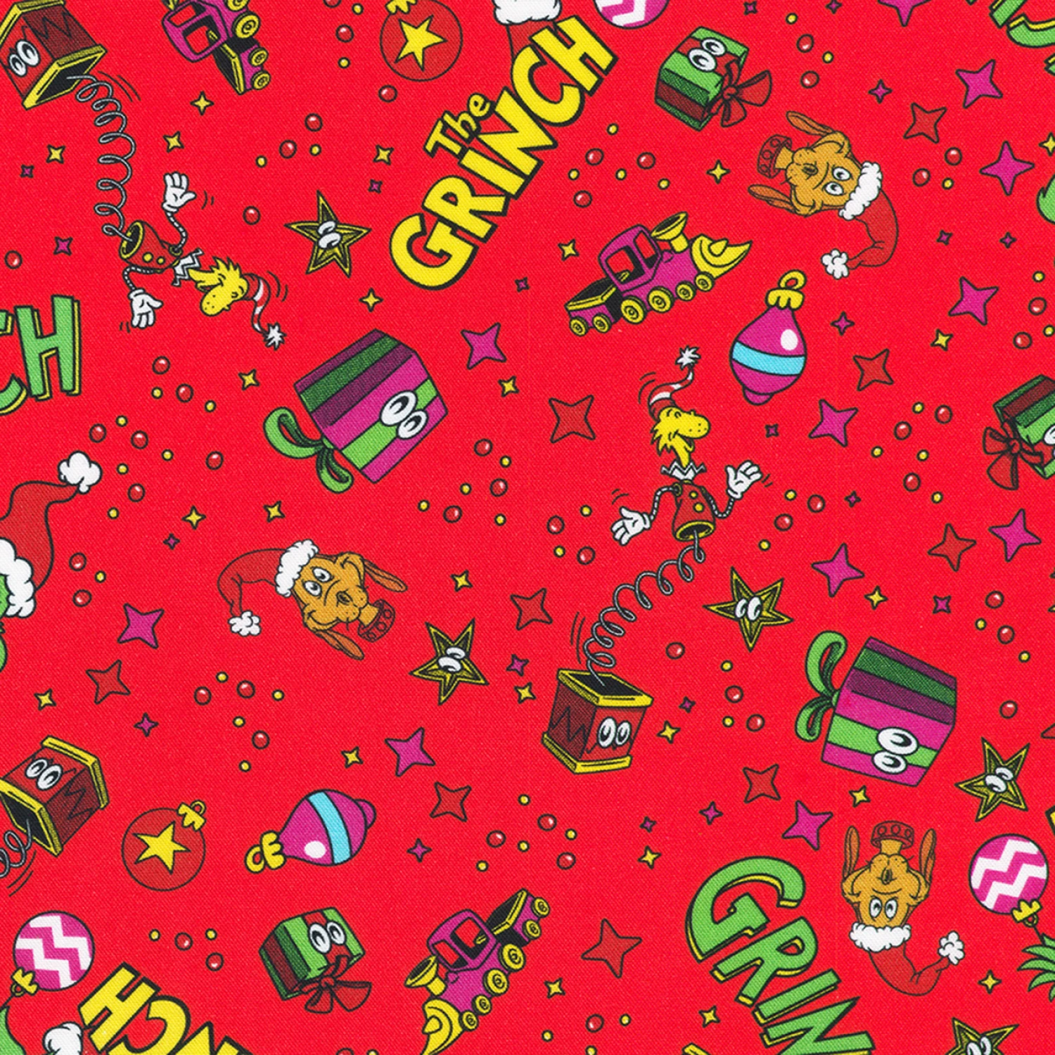 How The Grinch Stole Christmas - Grinch Icon Toss Red