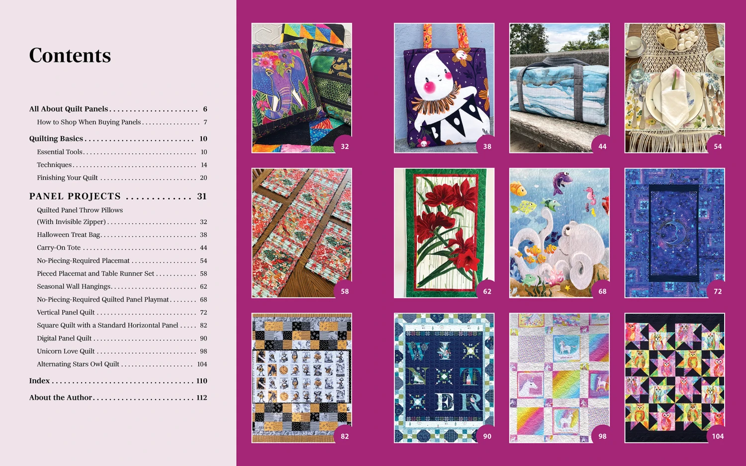 The Panel Quilting Workshop 12 Quick-and-Easy Projects for Every Season