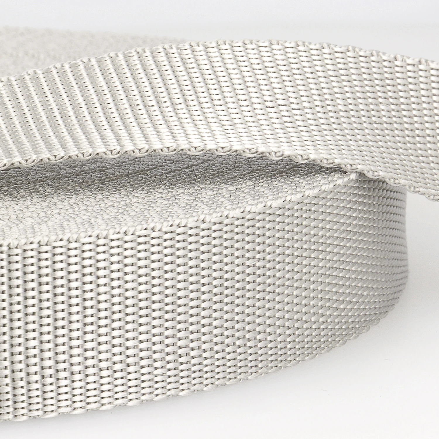 Light Grey Polypropylene Webbing - 40mm