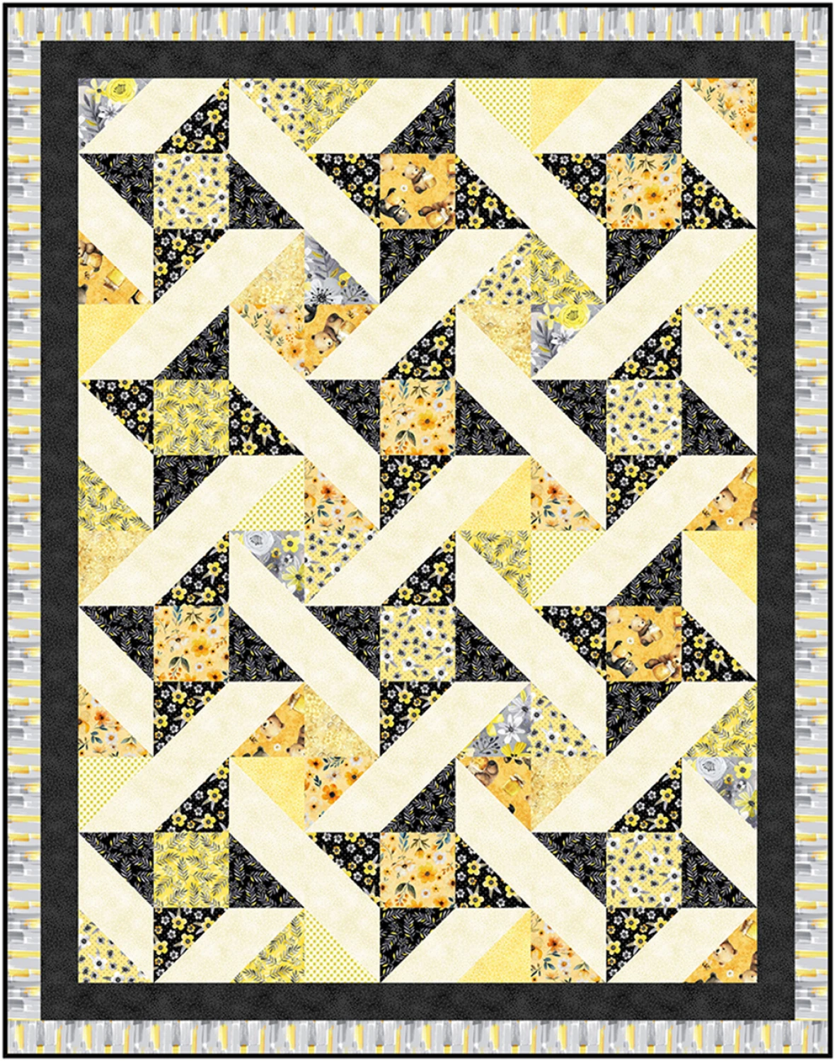 Make It Scrappy With 3-Yard Quilts