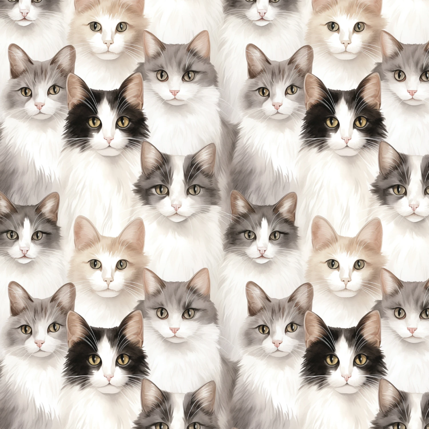 Paw and Whisker Shorthaired Cats - Multi