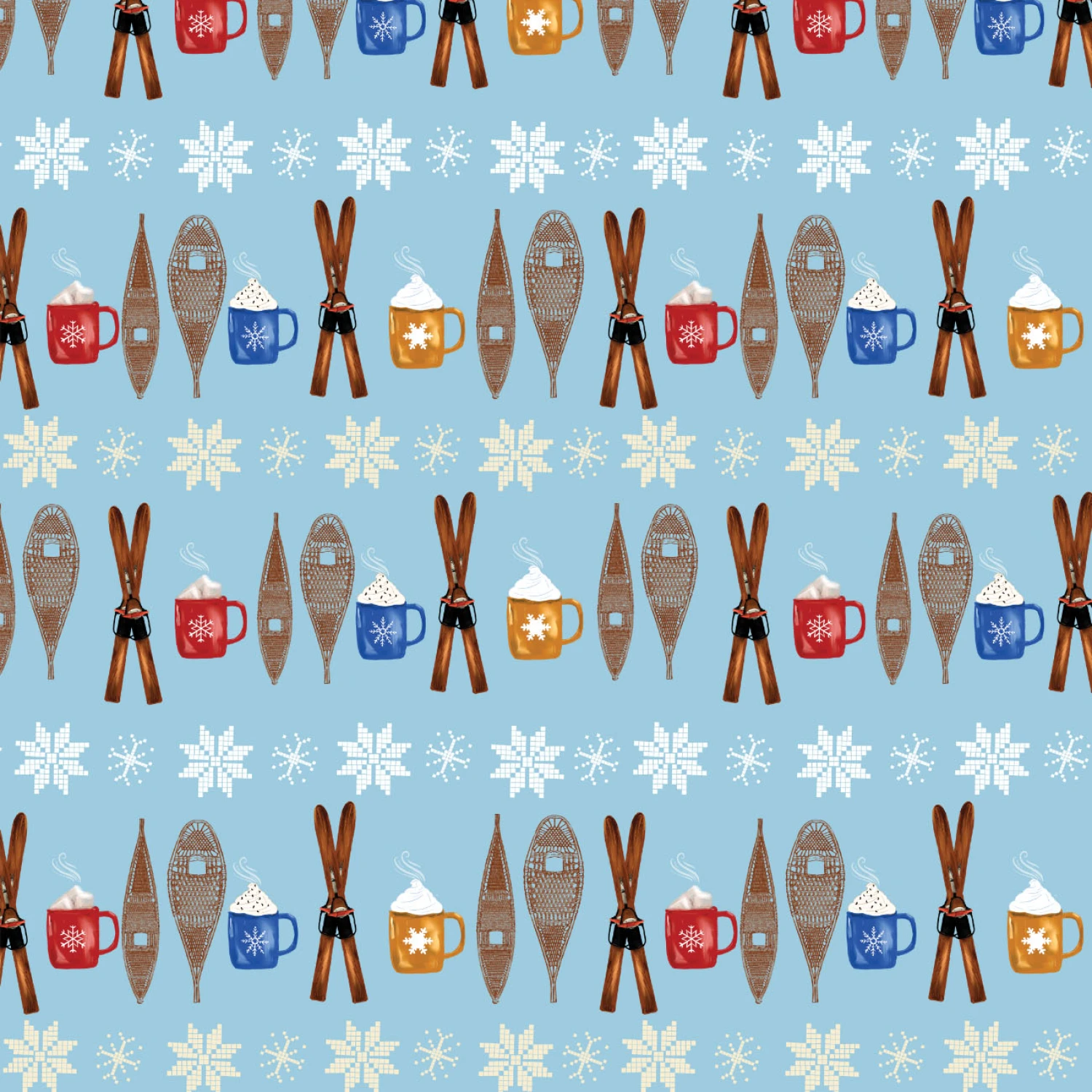 Après Ski Winter Fun - Blue
