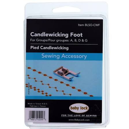 Baby lock Candlewicking Foot