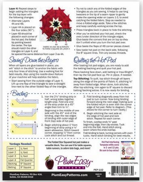 Folded Star Hot Pad