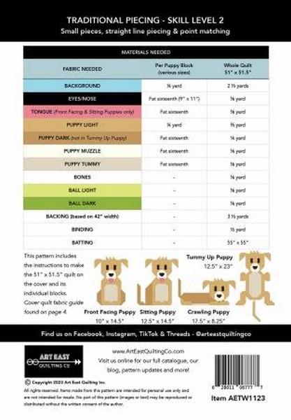 Tail Wags - A Puppy Quilt Pattern