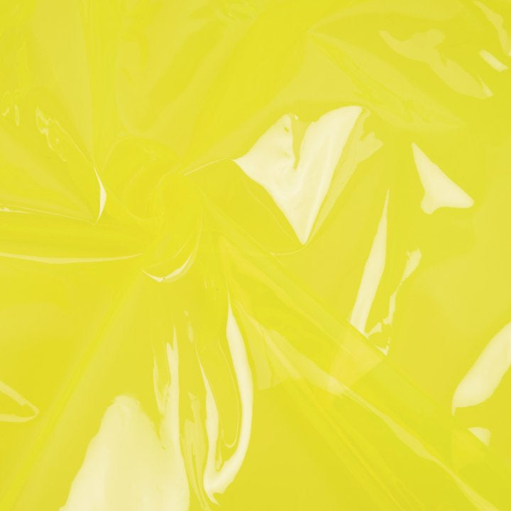 PVC Translucent Neon Lemon