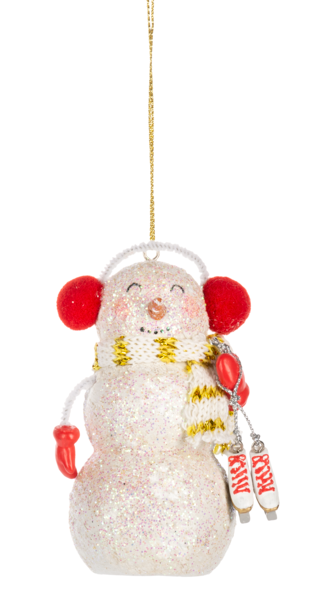 Winter Snowman Ornament