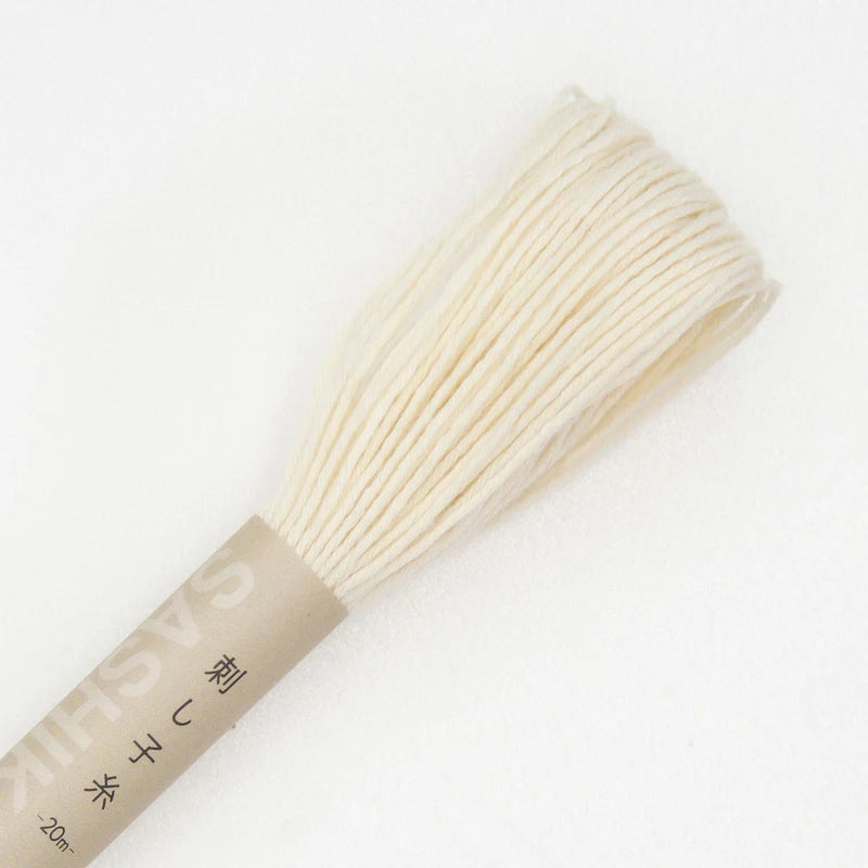 Olympus Sashiko Thread 22yds - Off White Cream