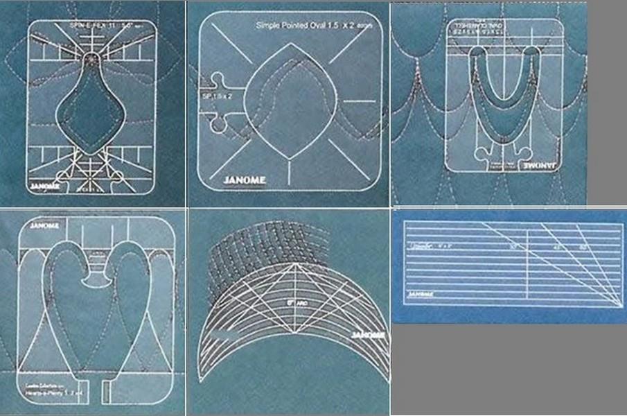 Janome Ruler Set - High Shank