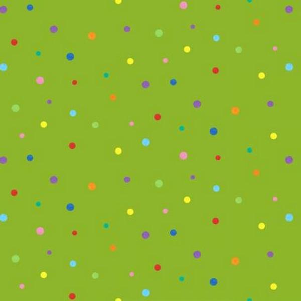 Dots Green Multi 1/4m