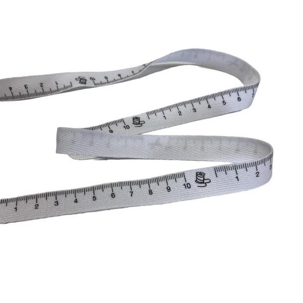 5/8" Measuring Tape Twill Ribbon