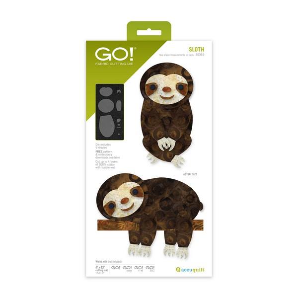 Accuquilt GO! Die to Try Sloth (august, 2023)