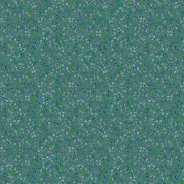 Cats in the Garden Teal Petal