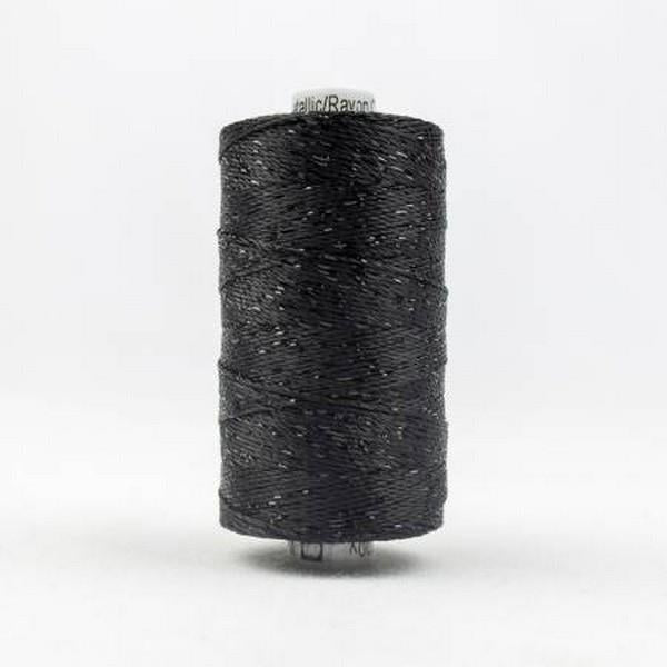 Dazzle 8 wt Metallic Black Thread