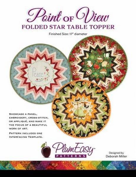 Folded Star Table Topper Pattern