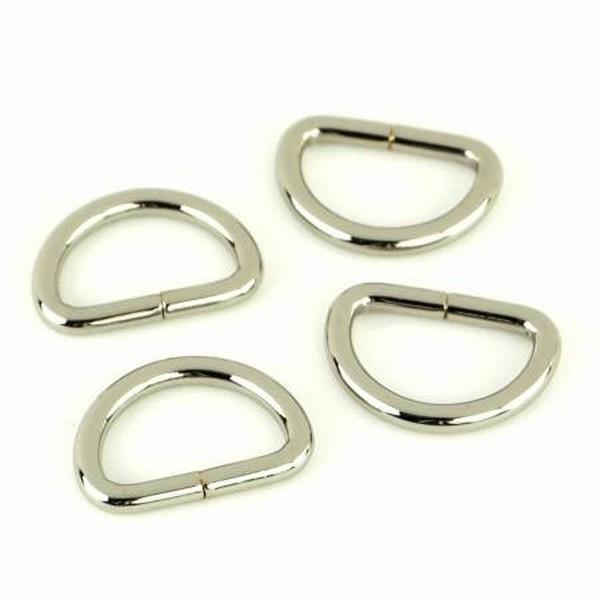 Metal D-rings 3/4"