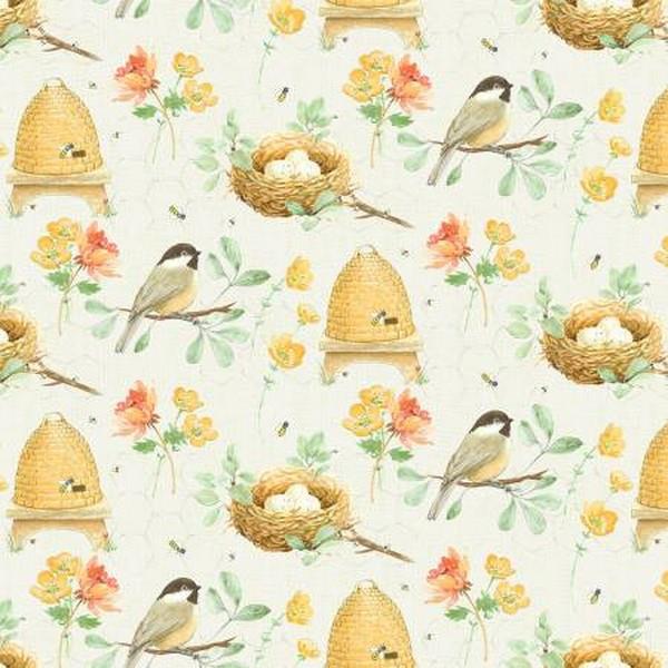 Afternoon in the Garden with Birds